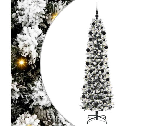 Mākslīgā Ziemassvētku Eglīte Su 300 Led Zaļš Un Balts 210 Cm Vidaxl