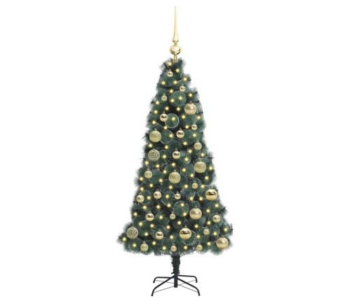 Mākslīgā Priekšlaicības Ziemassvētku Egle Ar Bumbu Komplekts Vidaxl