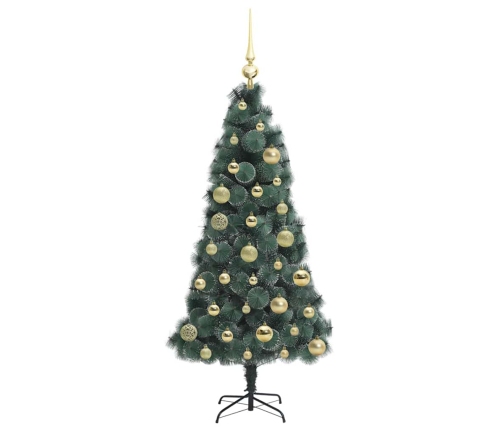 Mākslīgā Priekšlaicības Ziemassvētku Egle Ar Bumbu Komplekts Vidaxl