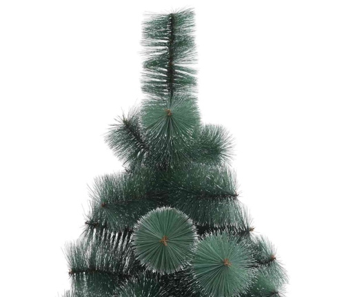 Mākslīgā Iepriekš Apgaismotā Ziemassvētku Eglīte Ar Bumbiņu Komplektu Vidaxl