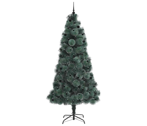 Mākslīgā Priekšdeguša Ziemassvētku Egle Ar Bumbiņu Komplektu Vidaxl