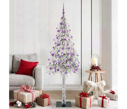 Ziemassvētku Eglīte Su 300 Led Balts 180 Cm Pe Un Tērauds Vidaxl