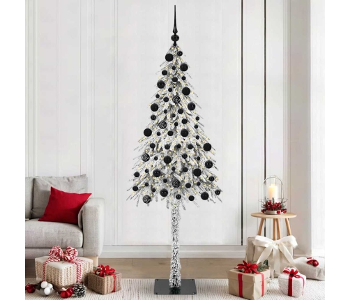 Ziemassvētku Eglīte Su 300 Led Balts 210 Cm Pe Un Tērauds Vidaxl