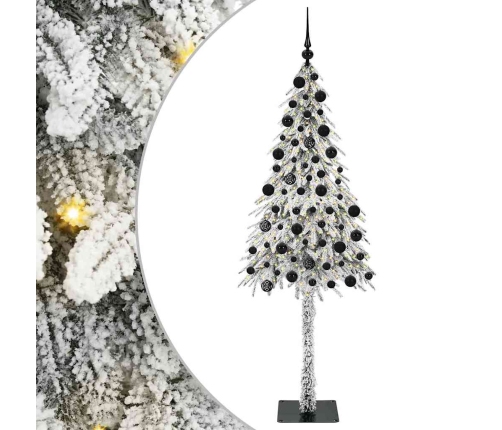 Ziemassvētku Eglīte Su 300 Led Balts 210 Cm Pe Un Tērauds Vidaxl