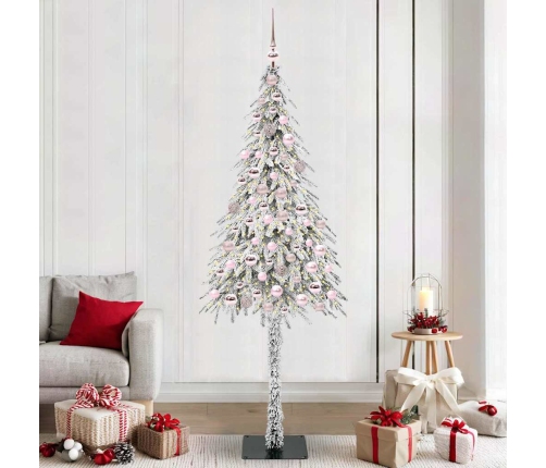 Ziemassvētku Eglīte Su 300 Led Balts 210 Cm Pe Un Tērauds Vidaxl