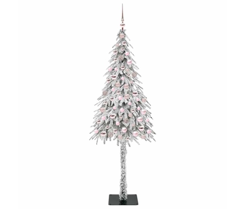 Ziemassvētku Eglīte Su 300 Led Balts 210 Cm Pe Un Tērauds Vidaxl