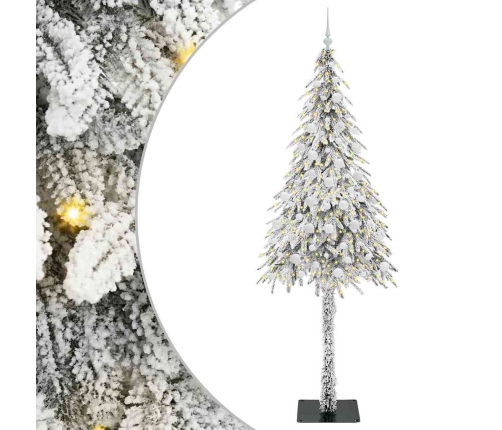 Ziemassvētku Eglīte Su 300 Led Balts 210 Cm Pe Un Tērauds Vidaxl