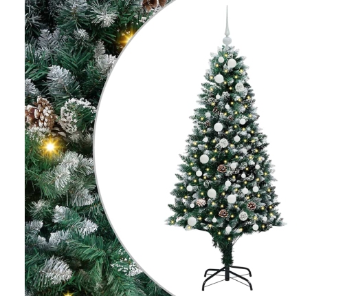 Mākslīgā Ziemassvētku Eglīte Su 150 Led Ar Statīvu Zaļa 150 Cm Vidaxl