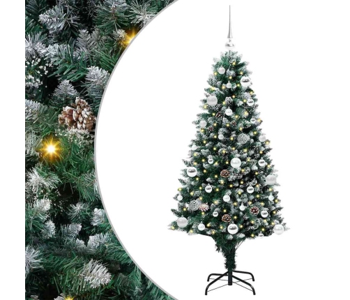 Mākslīgā Ziemassvētku Eglīte Su 150 Led Ar Statīvu Zaļa 150 Cm Vidaxl