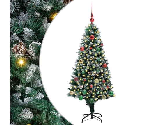 Mākslīgā Ziemassvētku Eglīte Zaļa 150 Cm Pvc Vidaxl