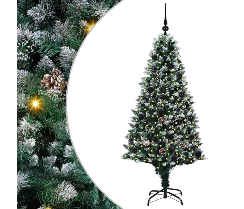 Mākslīgā Ziemassvētku Eglīte Su 300 Led Ar Statīvu Zaļa 180 Cm Vidaxl