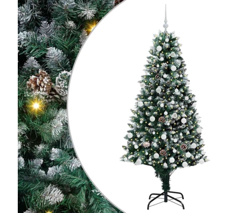 Mākslīgā Ziemassvētku Eglīte Su 300 Led Ar Statīvu Zaļa 180 Cm Vidaxl