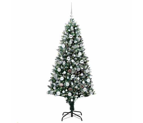 Mākslīgā Ziemassvētku Eglīte Su 300 Led Ar Statīvu Zaļa 180 Cm Vidaxl