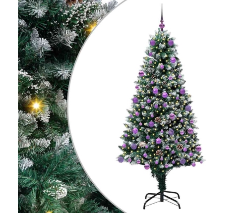 Mākslīgā Ziemassvētku Eglīte Su 300 Led Ar Statīvu Zaļa 180 Cm Vidaxl