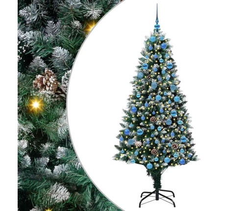 Mākslīgā Ziemassvētku Eglīte Su 300 Led Ar Statīvu Zaļa 180 Cm Vidaxl