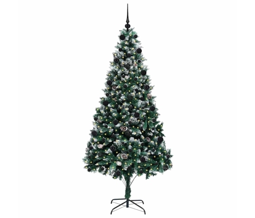 Mākslīgā Ziemassvētku Eglīte Su 300 Led Ar Statīvu Zaļa 210 Cm Vidaxl