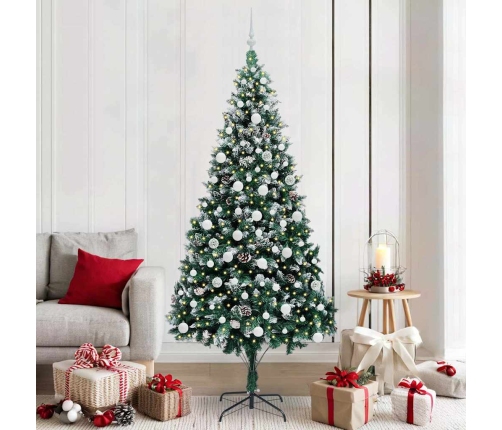 Mākslīgā Ziemassvētku Eglīte Zaļa 210 Cm Pvc Vidaxl