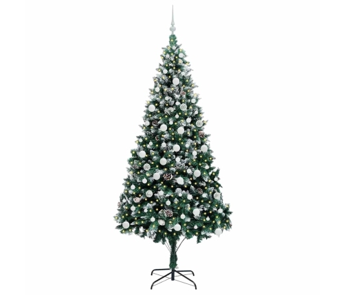 Mākslīgā Ziemassvētku Eglīte Zaļa 210 Cm Pvc Vidaxl