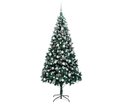 Mākslīgā Ziemassvētku Eglīte Zaļa 210 Cm Pvc Vidaxl