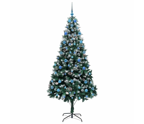 Mākslīgā Ziemassvētku Eglīte Su 300 Led Ar Statīvu Zaļa 210 Cm Vidaxl