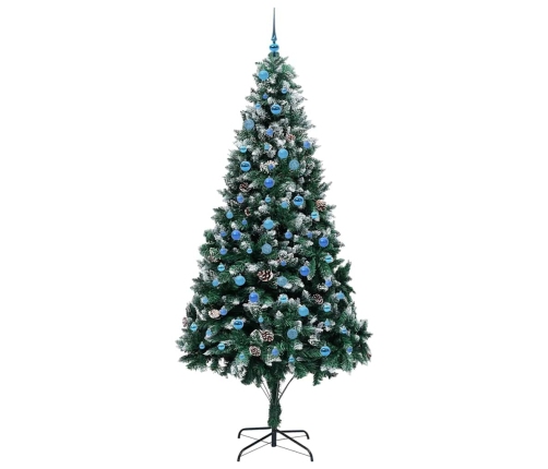 Mākslīgā Ziemassvētku Eglīte Su 300 Led Ar Statīvu Zaļa 240 Cm Vidaxl