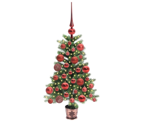 Ziemassvētku Eglīte Su 150 Led Ar Statīvu Zaļa 65 Cm Pe Vidaxl