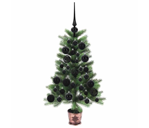 Ziemassvētku Eglīte Su 150 Led Ar Statīvu Zaļa 65 Cm Pe Vidaxl