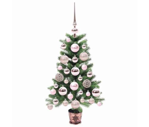 Ziemassvētku Eglīte Su 150 Led Ar Statīvu Zaļa 65 Cm Pe Vidaxl