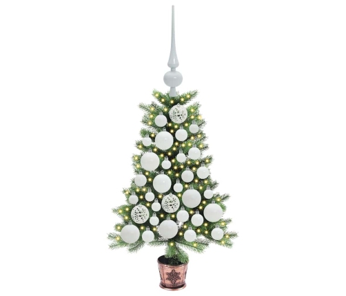 Ziemassvētku Eglīte Su 150 Led Ar Statīvu Zaļa 65 Cm Pe Vidaxl