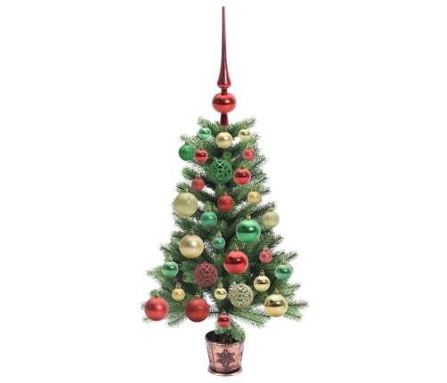 Ziemassvētku Eglīte Su 150 Led Ar Statīvu Zaļa 65 Cm Pe Vidaxl