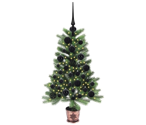 Ziemassvētku Eglīte Su 150 Led Ar Statīvu Zaļa 90 Cm Pe Vidaxl