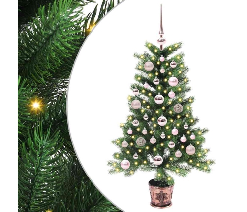 Ziemassvētku Eglīte Su 150 Led Ar Statīvu Zaļa 90 Cm Pe Vidaxl