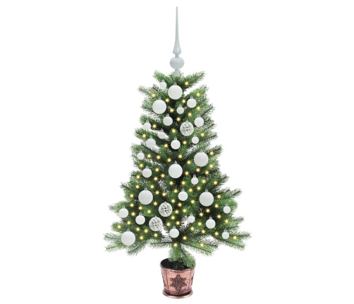 Ziemassvētku Eglīte Su 150 Led Ar Statīvu Zaļa 90 Cm Pe Vidaxl