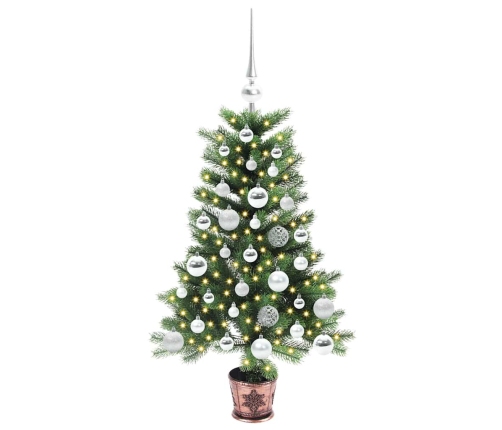 Ziemassvētku Eglīte Su 150 Led Ar Statīvu Zaļa 90 Cm Pe Vidaxl