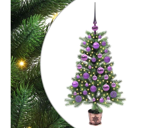 Ziemassvētku Eglīte Su 150 Led Ar Statīvu Zaļa 90 Cm Pe Vidaxl