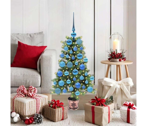 Ziemassvētku Eglīte Su 150 Led Ar Statīvu Zaļa 90 Cm Pe Vidaxl