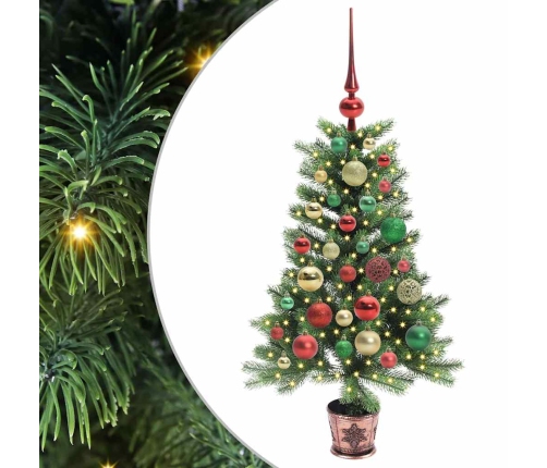 Ziemassvētku Eglīte Su 150 Led Ar Statīvu Zaļa 90 Cm Pe Vidaxl