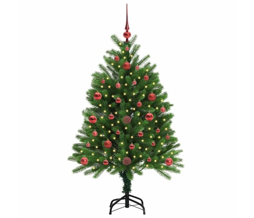 Ziemassvētku Eglīte Su 150 Led Ar Statīvu Zaļa 120 Cm Pe Vidaxl