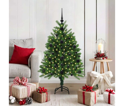 Ziemassvētku Eglīte Su 150 Led Ar Statīvu Zaļa 120 Cm Pe Vidaxl