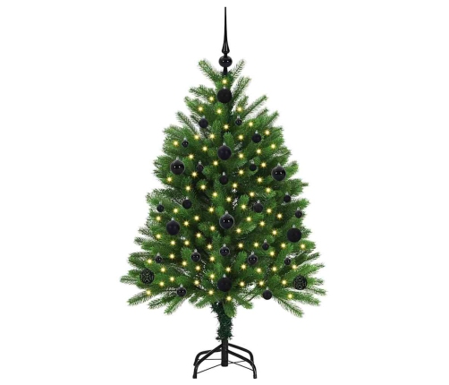 Ziemassvētku Eglīte Su 150 Led Ar Statīvu Zaļa 120 Cm Pe Vidaxl