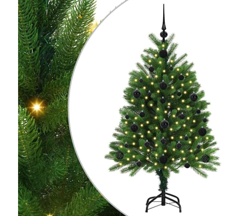 Ziemassvētku Eglīte Su 150 Led Ar Statīvu Zaļa 120 Cm Pe Vidaxl