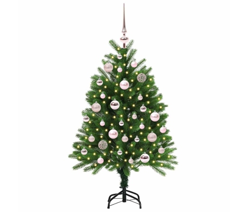 Ziemassvētku Eglīte Su 150 Led Ar Statīvu Zaļa 120 Cm Pe Vidaxl