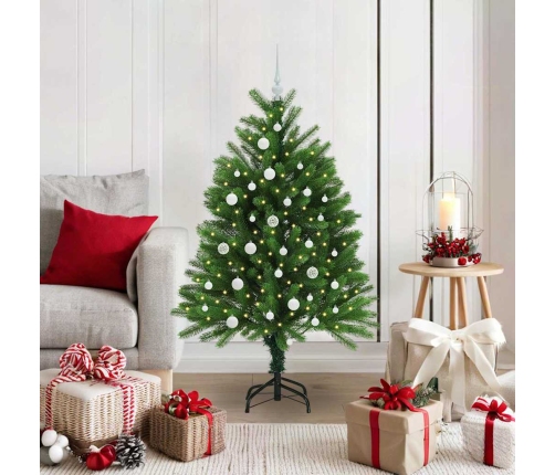 Ziemassvētku Eglīte Su 150 Led Ar Statīvu Zaļa 120 Cm Pe Vidaxl