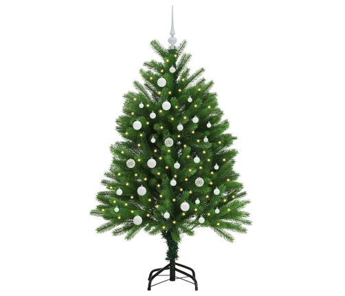 Ziemassvētku Eglīte Su 150 Led Ar Statīvu Zaļa 120 Cm Pe Vidaxl