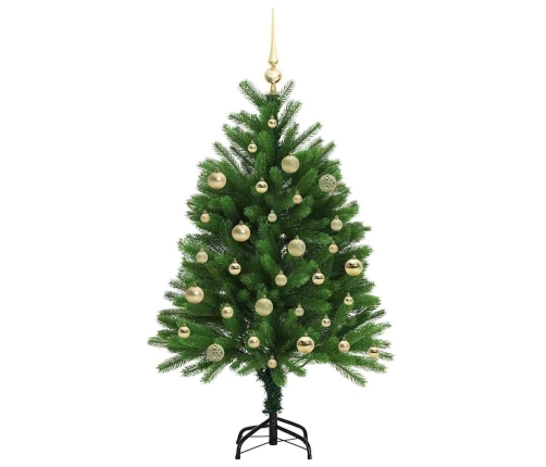 Ziemassvētku Eglīte Su 150 Led Ar Statīvu Zaļa 120 Cm Pe Vidaxl