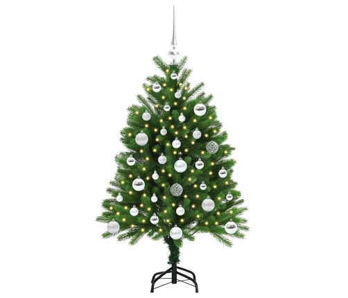 Ziemassvētku Eglīte Su 150 Led Ar Statīvu Zaļa 120 Cm Pe Vidaxl