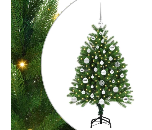 Ziemassvētku Eglīte Su 150 Led Ar Statīvu Zaļa 120 Cm Pe Vidaxl