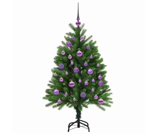 Ziemassvētku Eglīte Su 150 Led Ar Statīvu Zaļa 120 Cm Pe Vidaxl