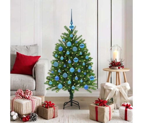 Ziemassvētku Eglīte Su 150 Led Ar Statīvu Zaļa 120 Cm Pe Vidaxl