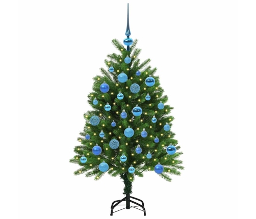 Ziemassvētku Eglīte Su 150 Led Ar Statīvu Zaļa 120 Cm Pe Vidaxl